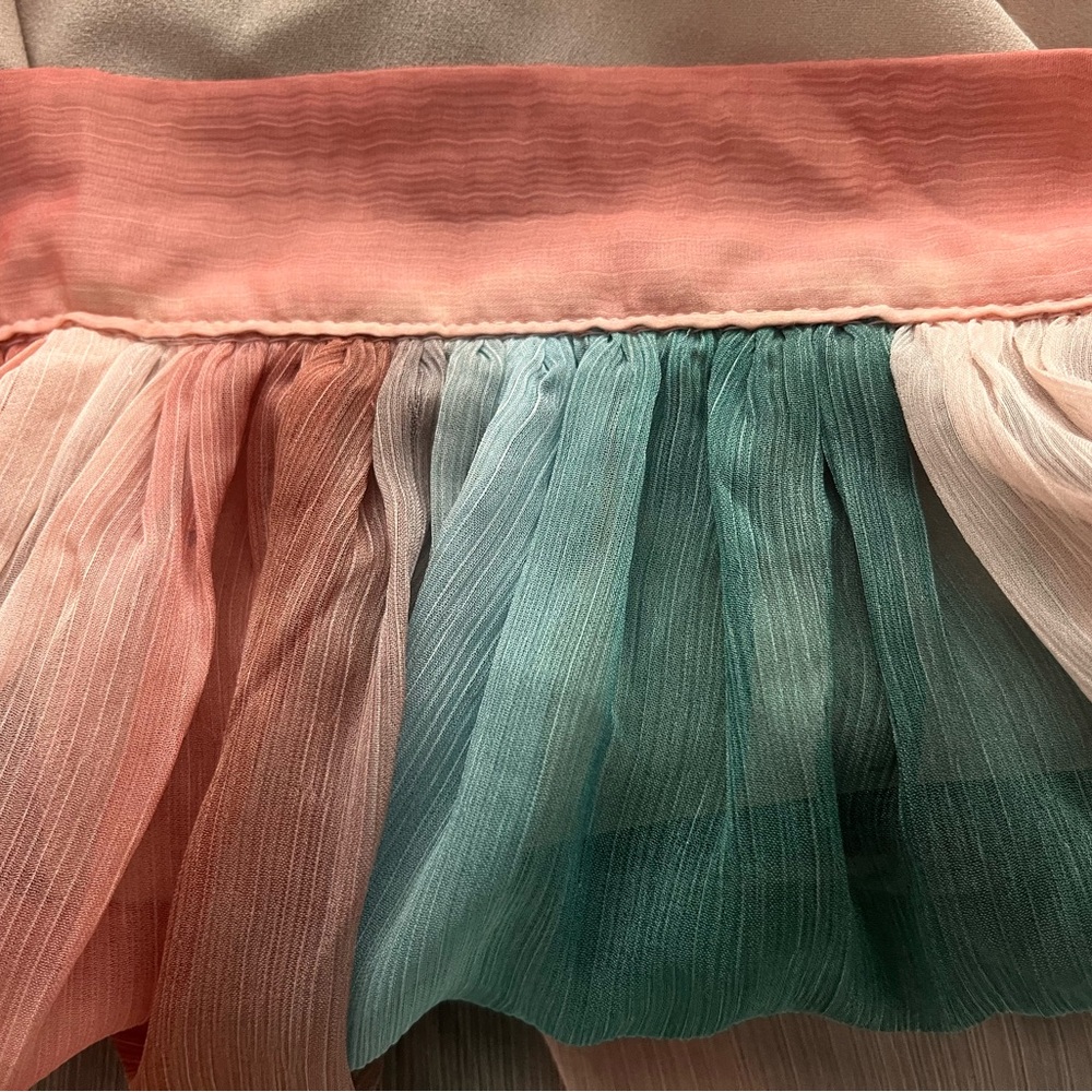 Sheer and colorfull maxi skirt - Picture 13 of 13